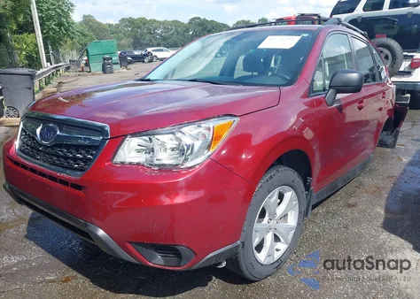 2016 Subaru Forester 2.5I from USA, damaged, VIN JF2SJABC0GH483795